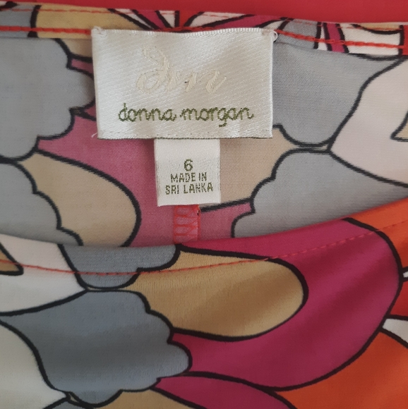 Donna Morgan retro stretchy dress sz 6 *T - Picture 5 of 5